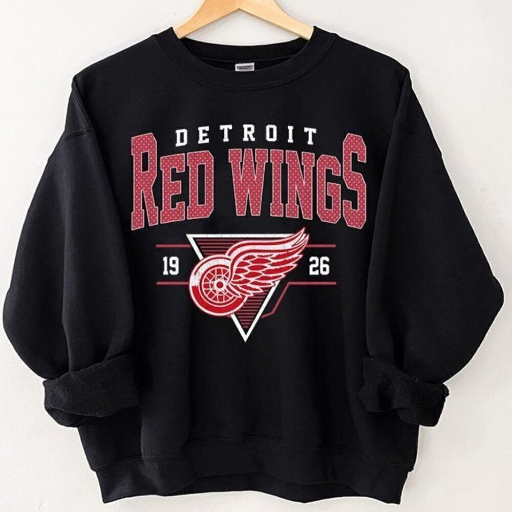 Detroit Red Wings 1926 Hockey 90s Retro Fan Sweatshirt
